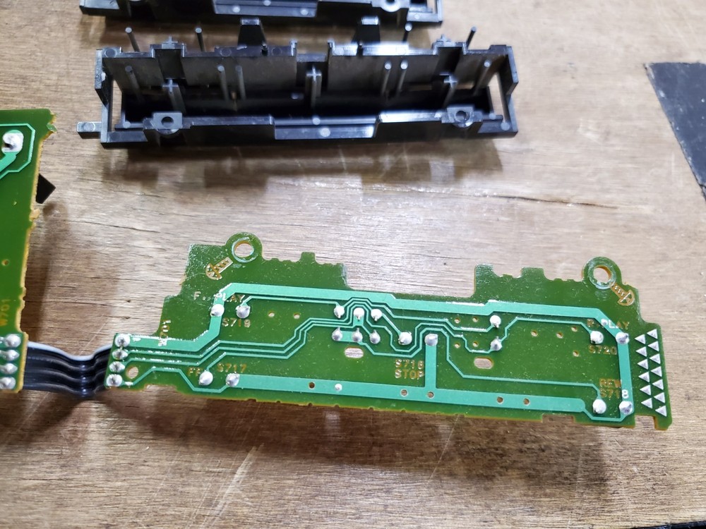 Technics RS-TR262 Double Cassette Deck Button Knob Power Switch Board Controls