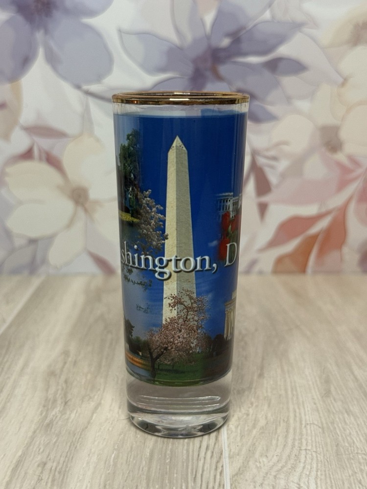 Washington DC Monuments Shot Glass