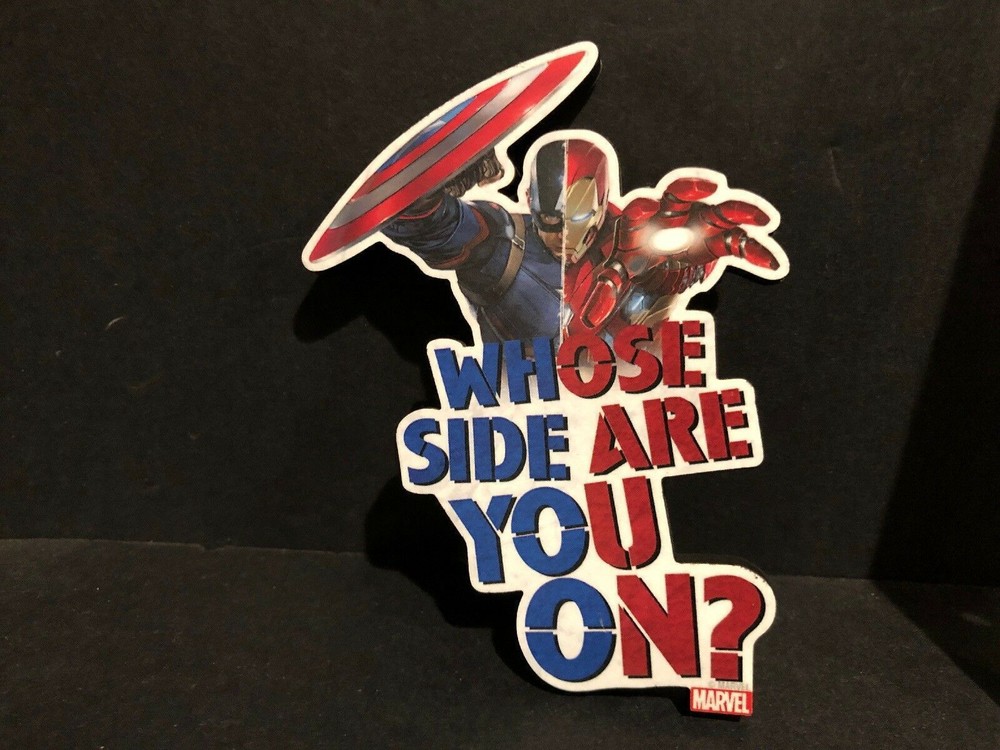 Captain America: Civil War Whose Side Funky Chunky Magnet Marvel NEW