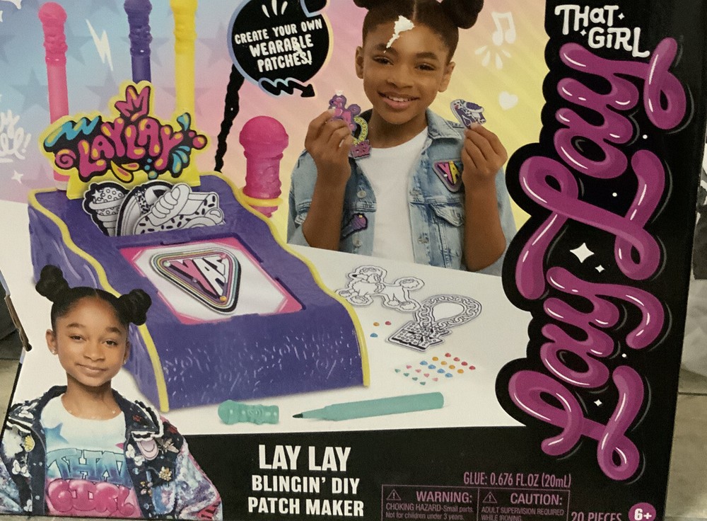 ⚡️Just play logo That Girl Lay Lay Blingin’DIY Patch Maker 🆕