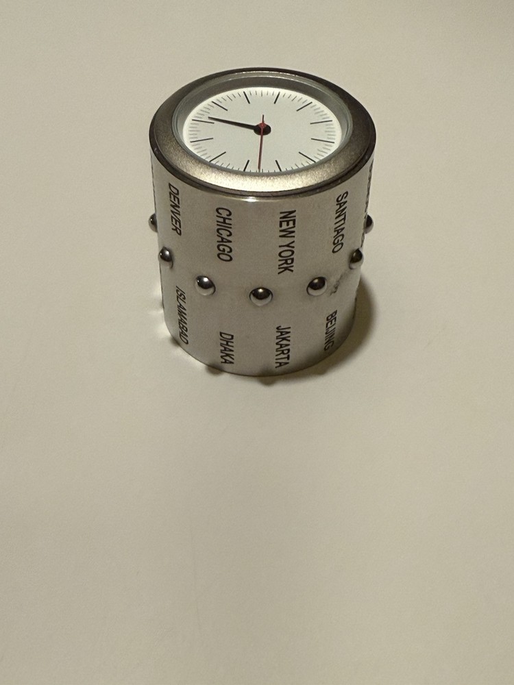 Vintage Waals World Time Clock