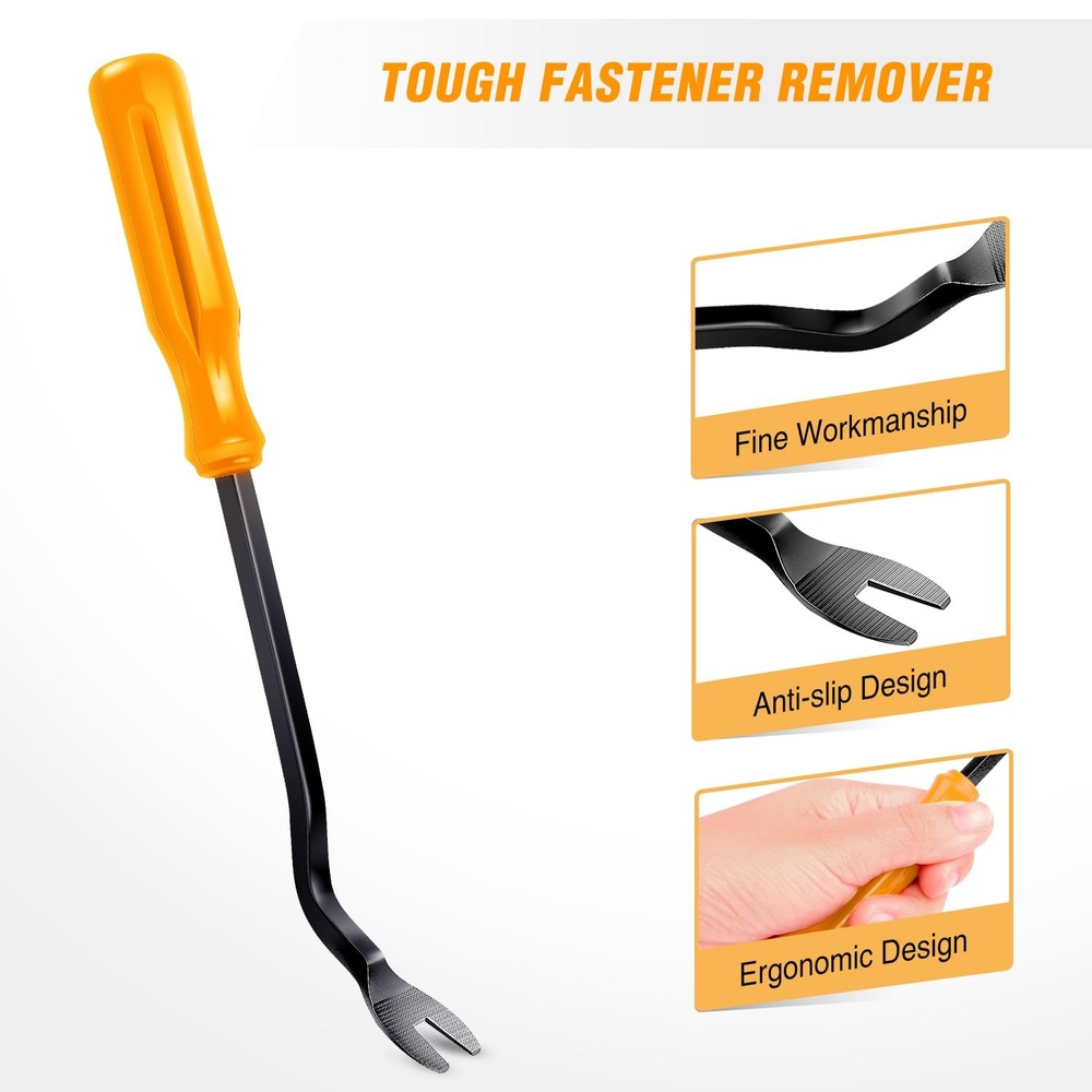 11PCS Trim Removal Tool Kit for Car Panels, Dashboards, and Clips
