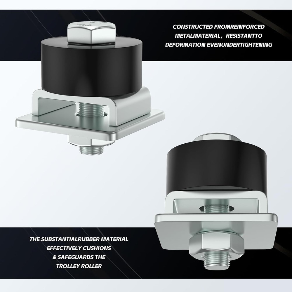 SKTREX Trolley Roller Wheels Limit Assembly Positioning Two in a Pack