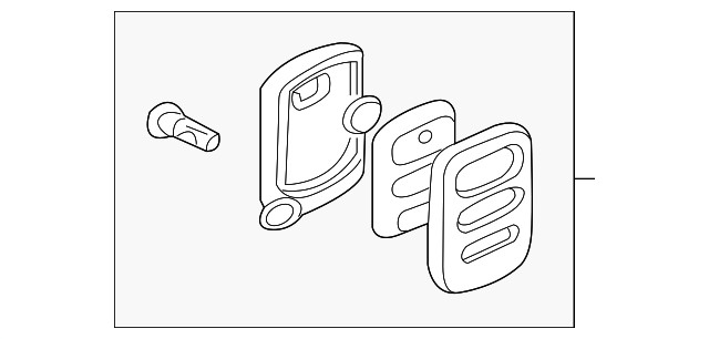 Genuine Mitsubishi Keyless Entry Transmitter MR587982