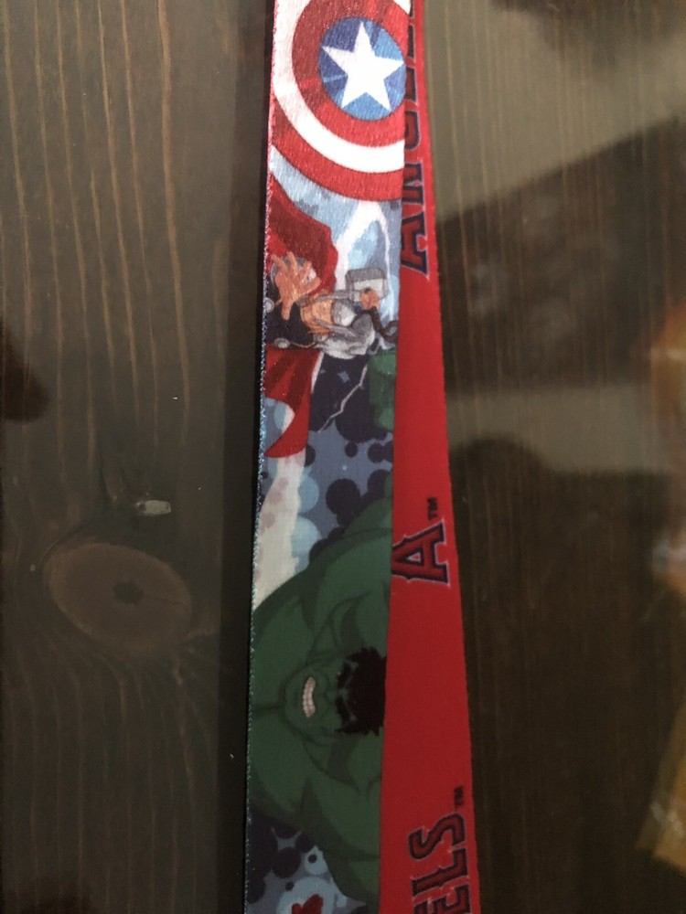 Marvels Avengers/Angels Lanyards MLB DC Comics Baseball Ironman Thor Hulk
