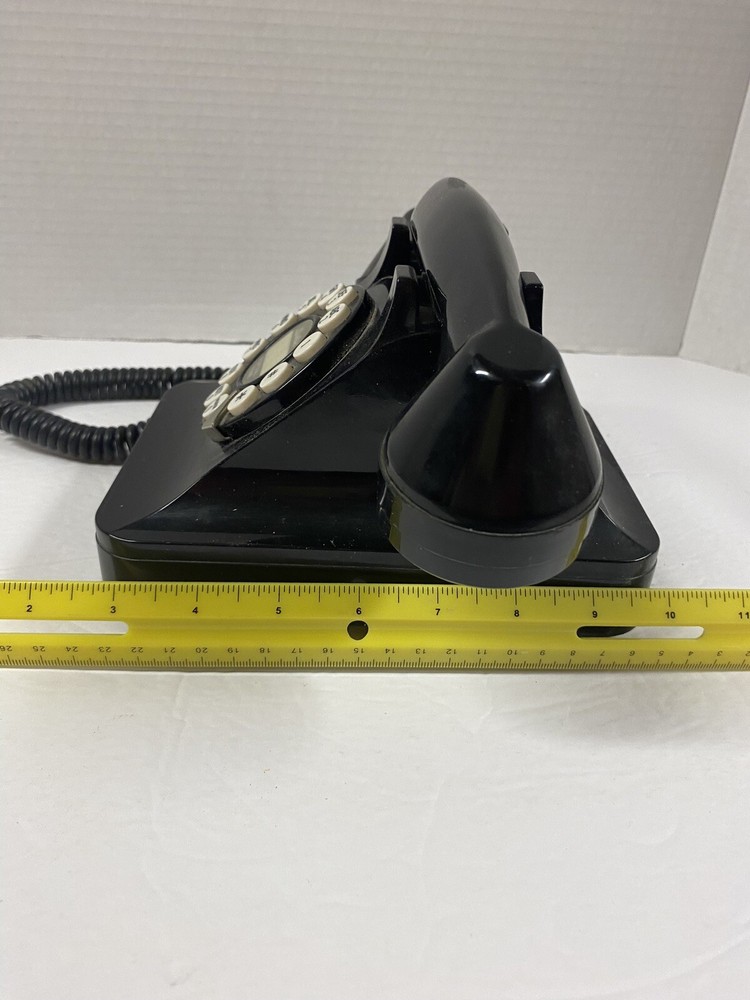 50's Style Classic Black Touch Tone Desk Phone from Polyconcept