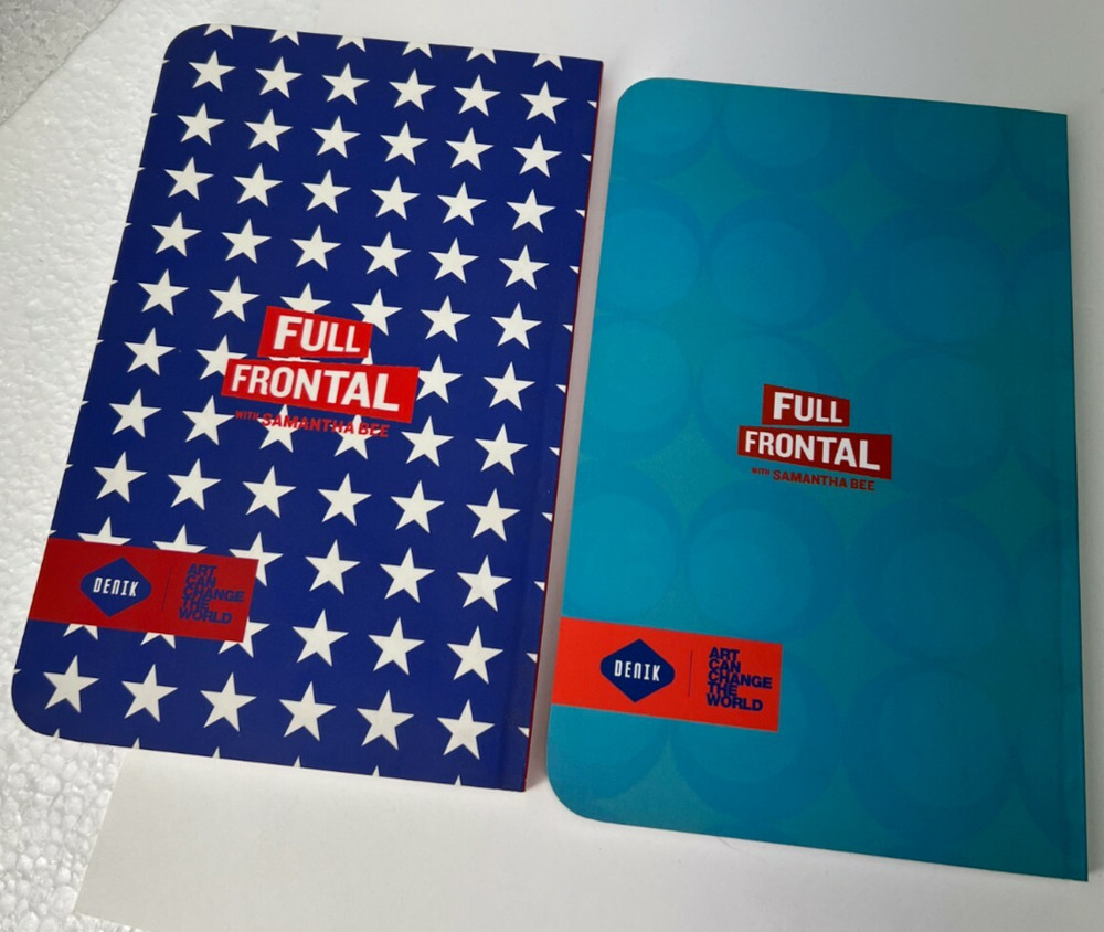 FULL FRONTAL Samantha Bee RIGGED 2 PACK LINED NOTEBOOK 2 PACK ELECTION
