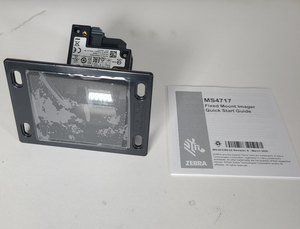 Zebra MS4717 fixed mount barcode scanner imager