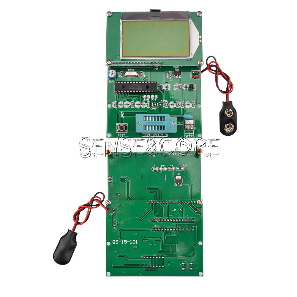GT-T8 ESR Graphical Transistor Tester LCD Display Capacitance SCR Inductance-