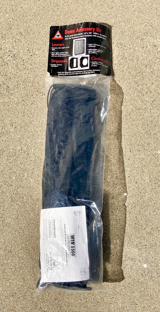 Photoflex Dome Accessory Kit - Includes: Circlemask, Stripmask, Louvers - Small