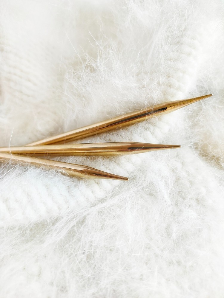 Micron interchangeable knitting needles Shortened Ergonomic