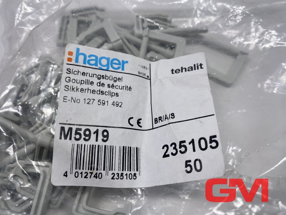 VE 41X Hager Safety Bracket M5919 E-No 127591492 Tehalit