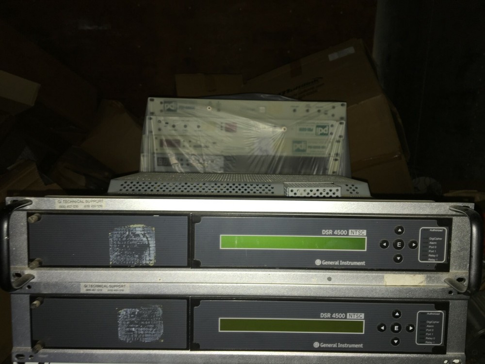 General Instruments DSR-4500 Commercial Satellite Receiver Decoder (Used, As Is)