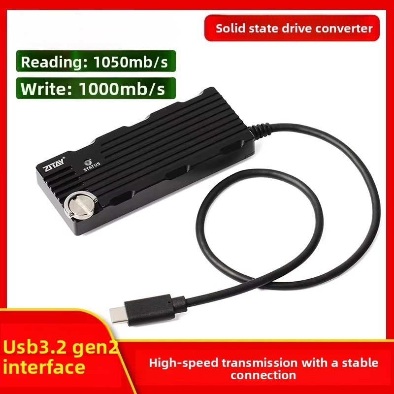 1pc for SSD Solid State Drive Converter Type-C High Speed USB 3.2 Interface CS10