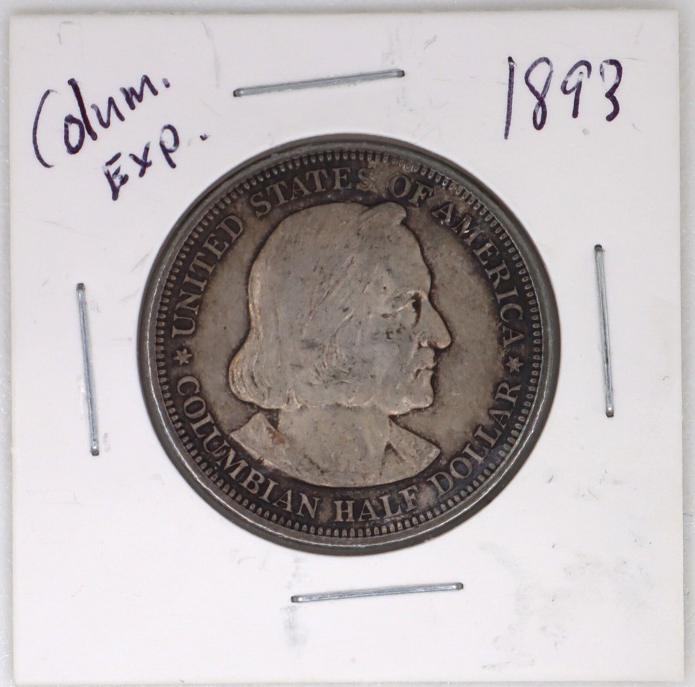 1893 Columbus Expedition Commemorative Half Dollars (Toned)