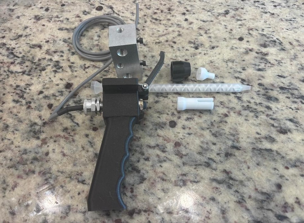 StataMix Meter Mix gun with handle, static mixer, nut, night cap , ratio check