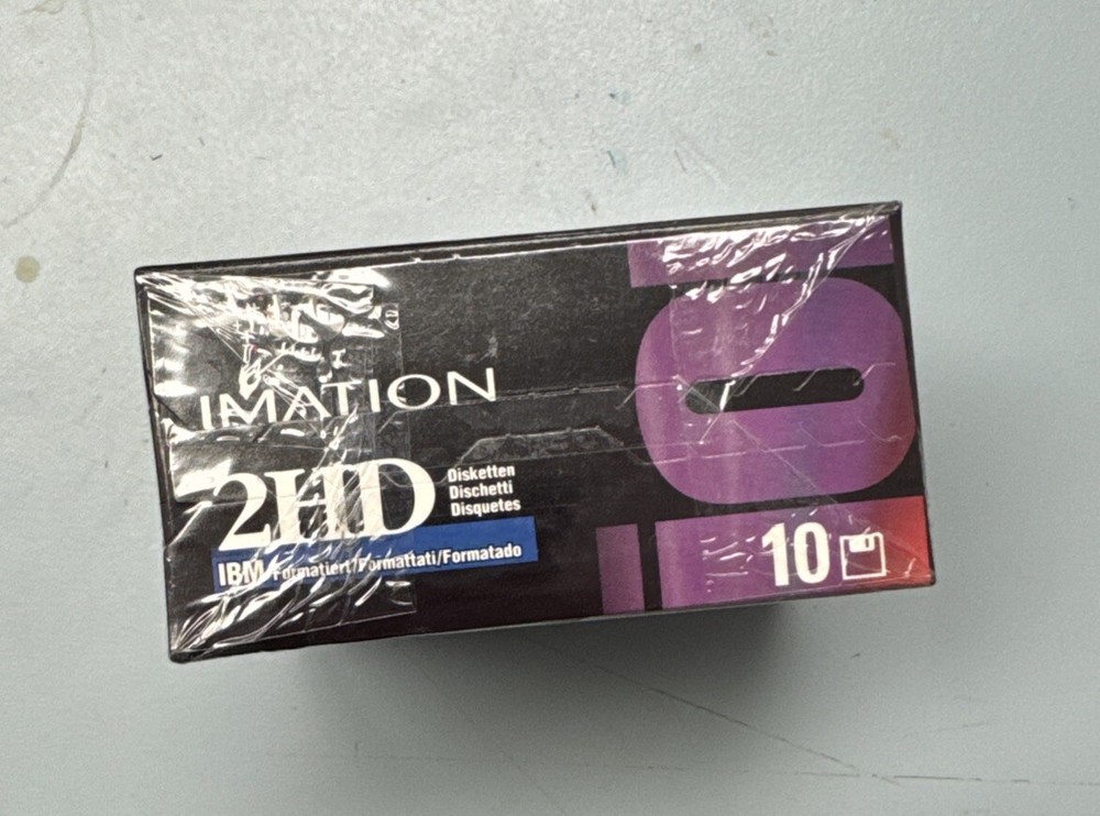 10 FLOPPY DISK IMATION 2HD NOS SEALED