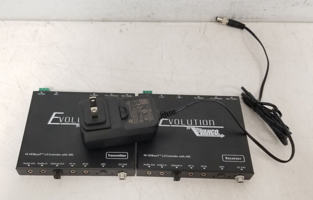 Vanco Evolution 4K 2.0 Extender W/ARC and Digital/Analog Audio EVEXHDARC TESTED!