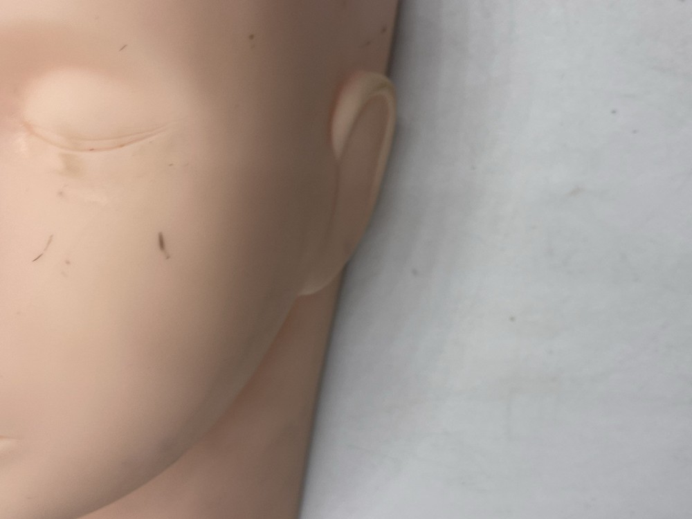 2 Heads Training Mannequin Head Makeup Eyelash Extension Practice Model Display