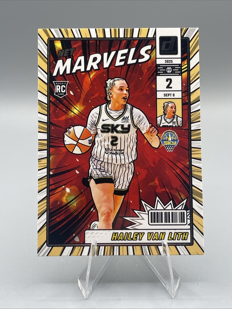 2025 Panini Donruss WNBA Hailey Van Lith Net Marvels #24 (RC)