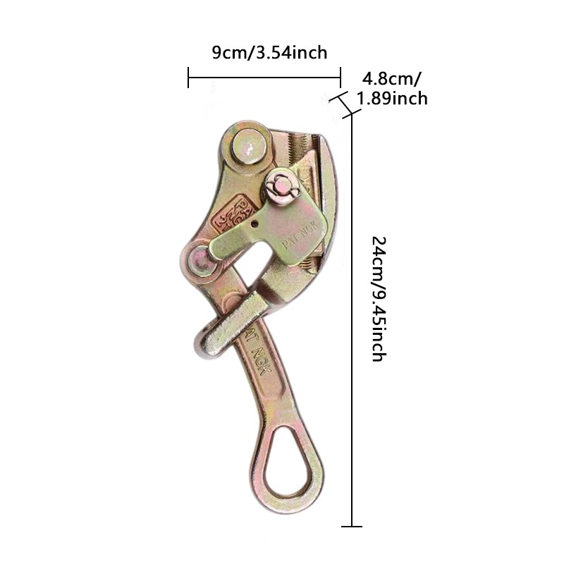 Cable Grip Steel Wires Puller 2 Ton Cable Puller Tool for 4-22 mm Wire Rope