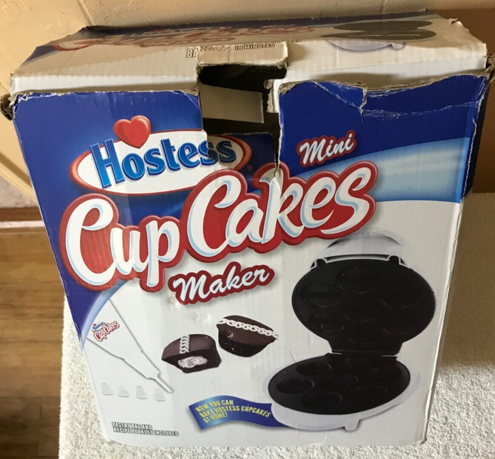 Never Used HOSTESS MINI CUPCAKE MAKER in Box, Bake Hostess Cupcakes At Home