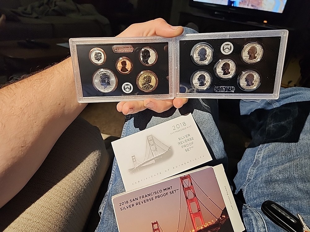 2018 Silver Proof Set ***SAN FRANCISCO REVERSE PROOF***