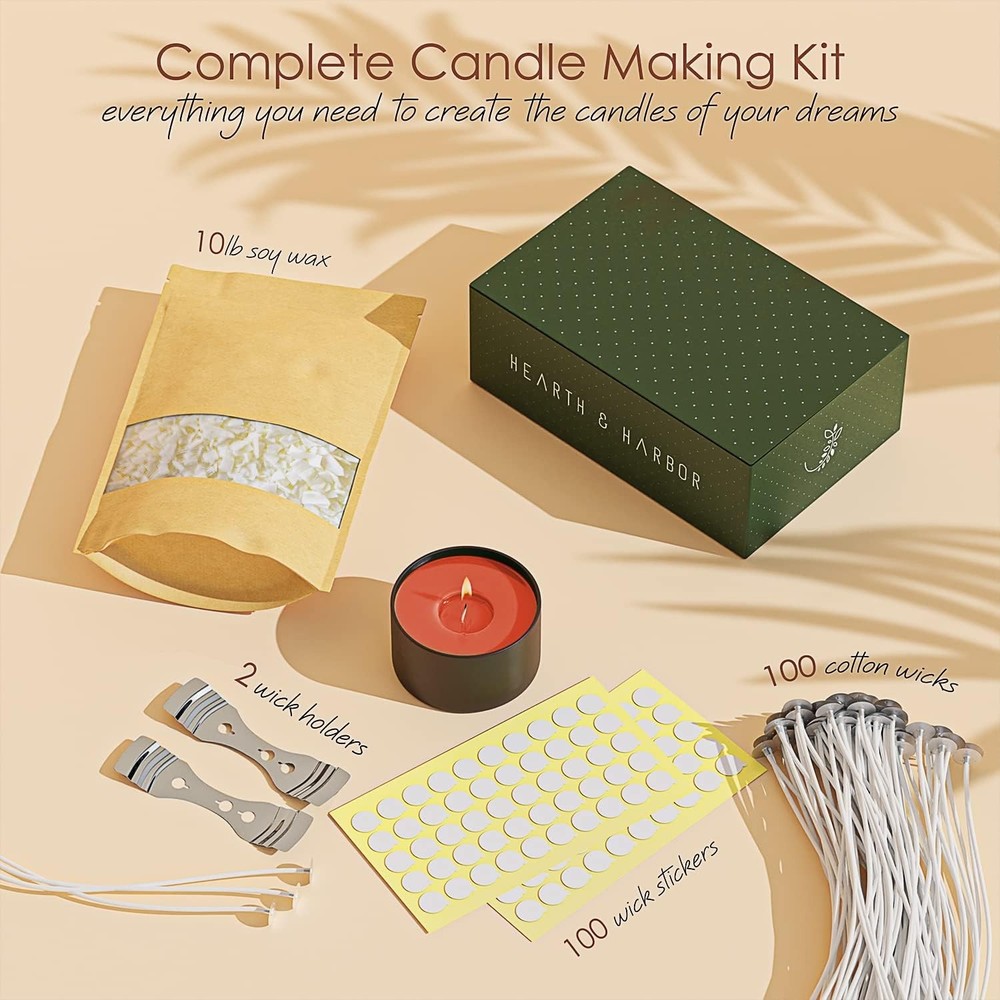 Gift-Worthy Soy Candle Making Bundle