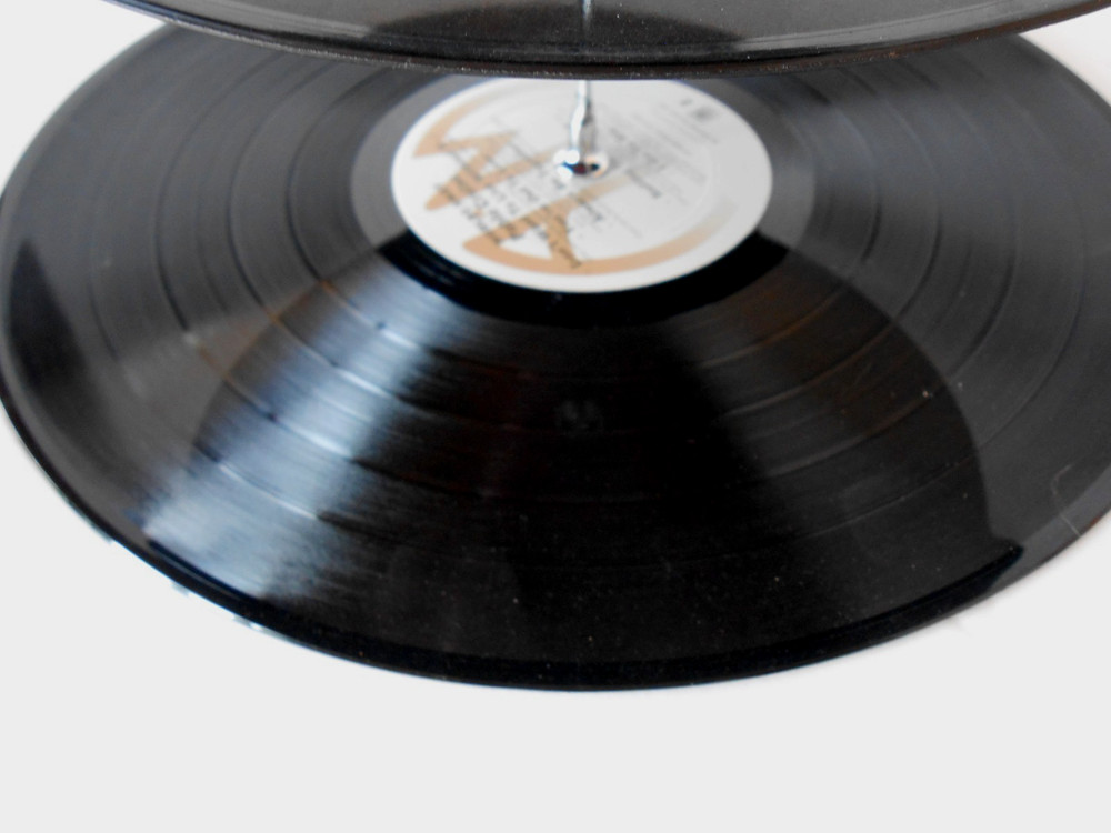 Vinyl Record Cupcake Stand-Lot# 21