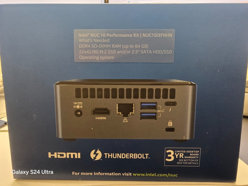 NUC CPU NUC10i3FNH
