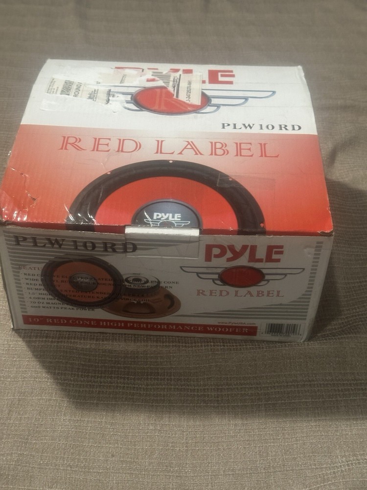 Pyle PLW10RD 1-Way 10in. Car Subwoofer
