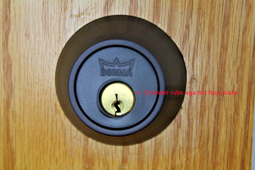 Dormakaba Single Cylinder Deadbolt Black D860 #8uo
