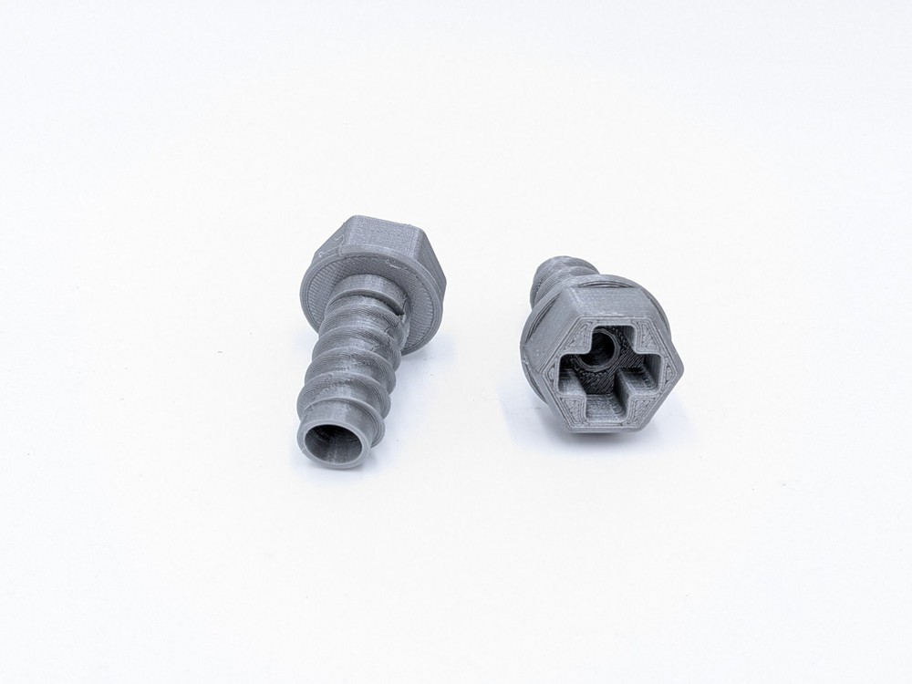 (2) [SILVER] Vtech Drill and Learn Replacement Screws