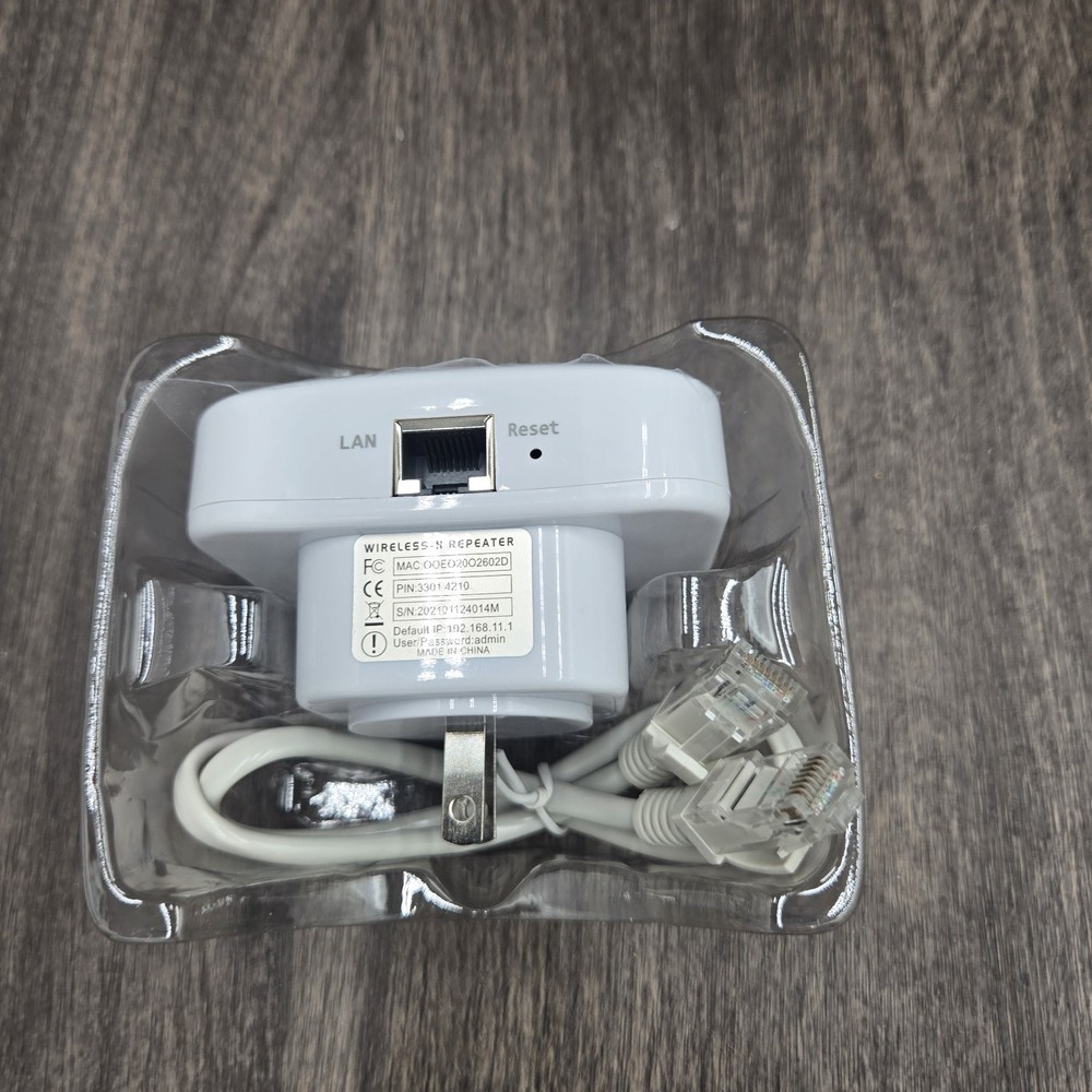 Wireless-N WiFi Repeater Range Extender Boost WLAN Signal