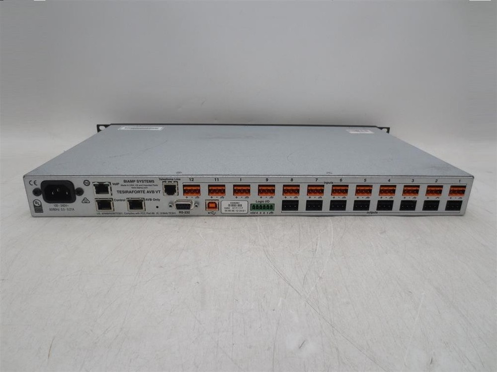 Biamp TesiraFORTÉ AVB VT Digital Signal Processor
