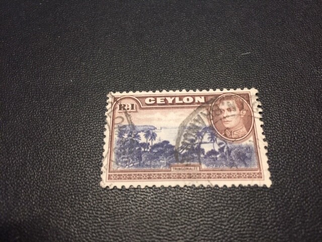 Ceylon stamp 287 used