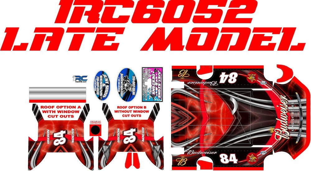 1RC LATE MODEL 1RC6052  WRAP RED KING