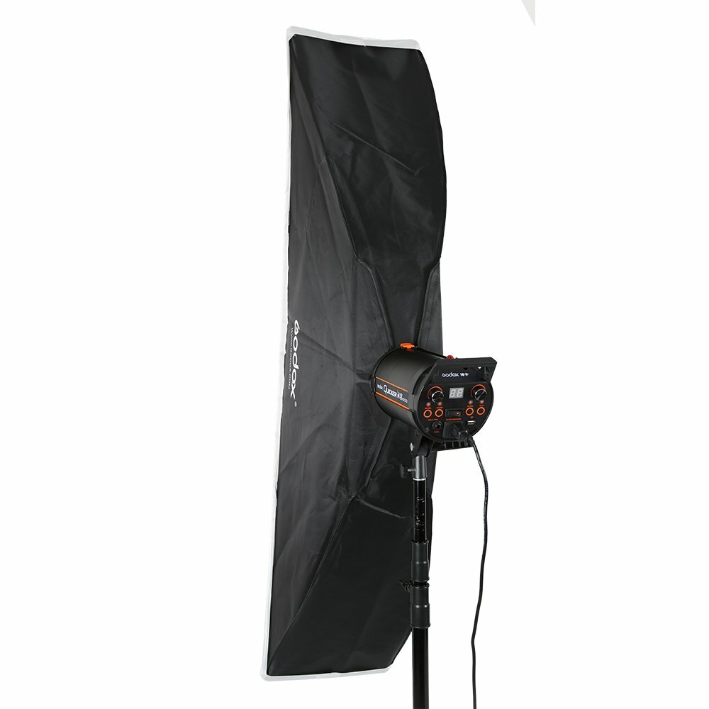 2x Godox Softbox 35*160cm Honeycomb Grid Softbox Bowens Mount for Studio Strobe