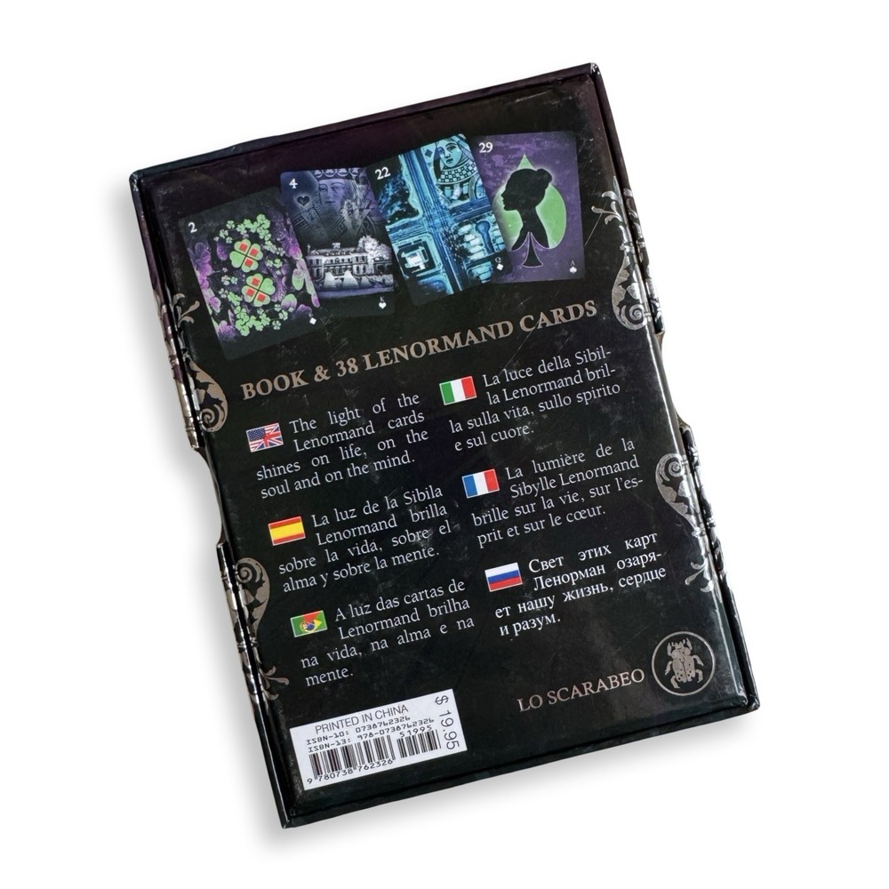 Healing Light Lenormand Deck by Christopher Butler – 38 Card Set & Guidebook