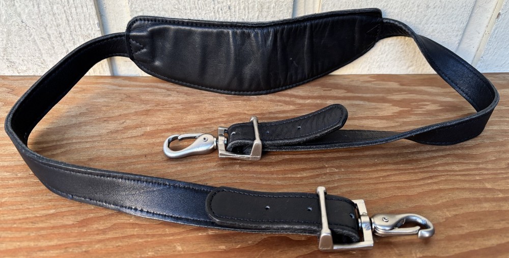 Universal shoulder bag/garment/carry on bag/ replacement strap. Silver hardware