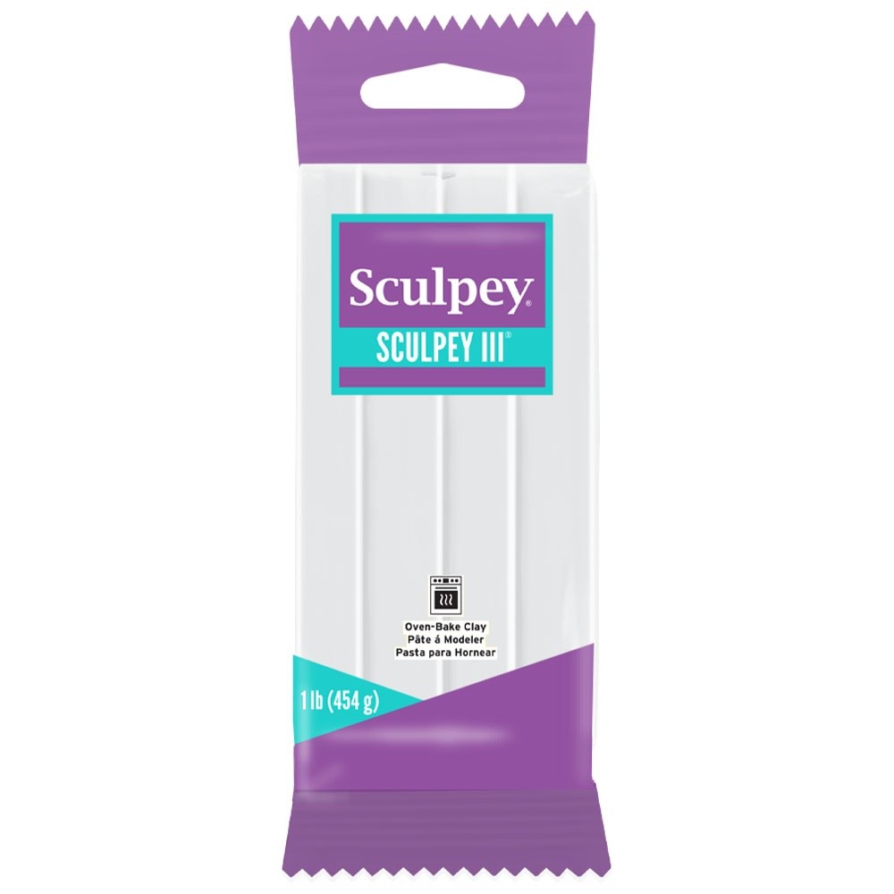 Sculpey III Polymer Clay 8oz-White