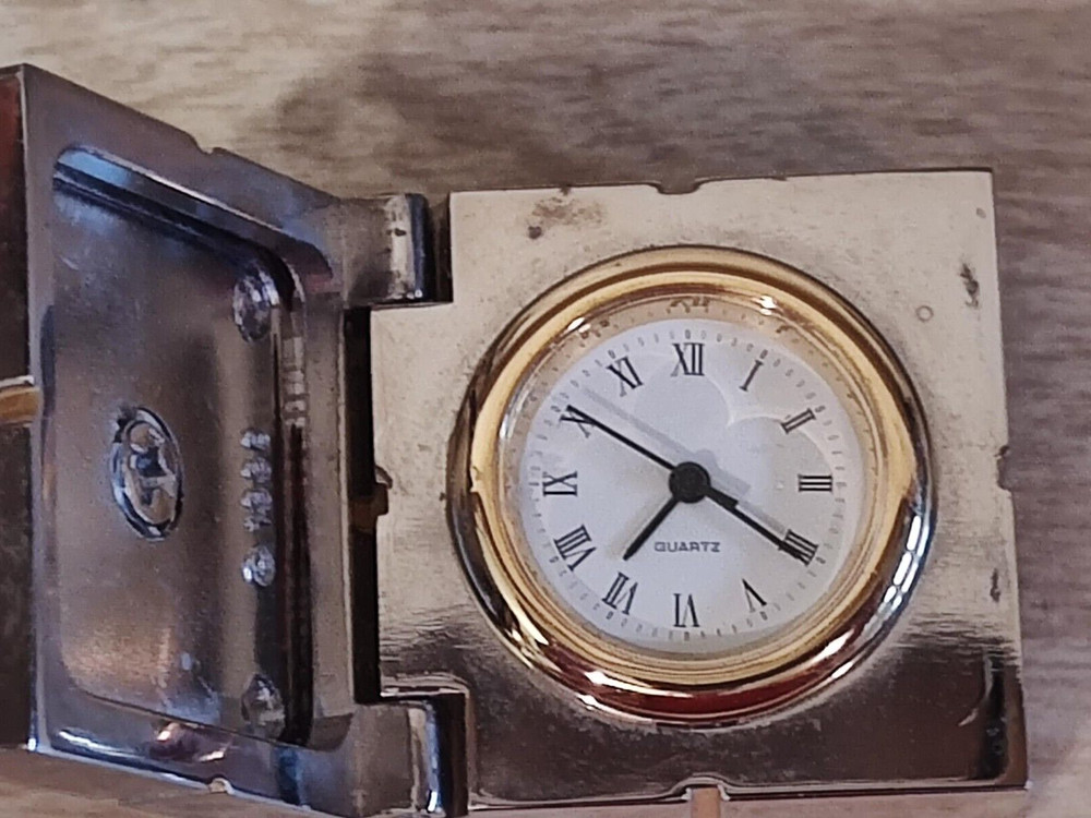 Vintage 1996 "Classe" Timepiece & Frame. Miniature Quartz Clock
