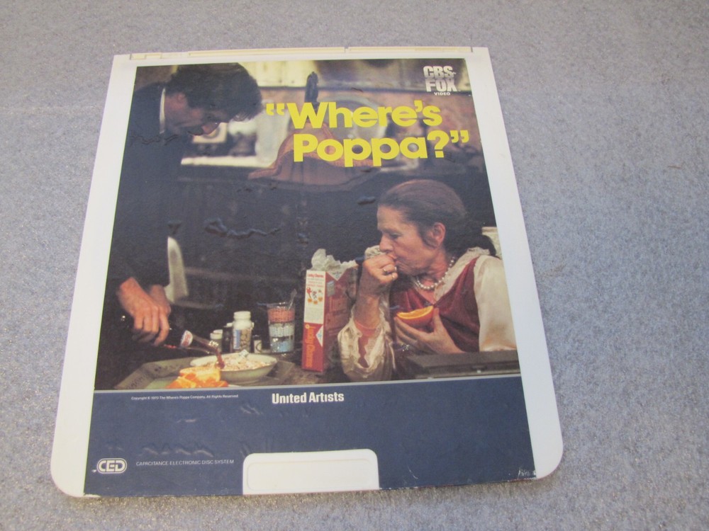 Where's Pappa, CED RCA SelectaVision VideoDiscs