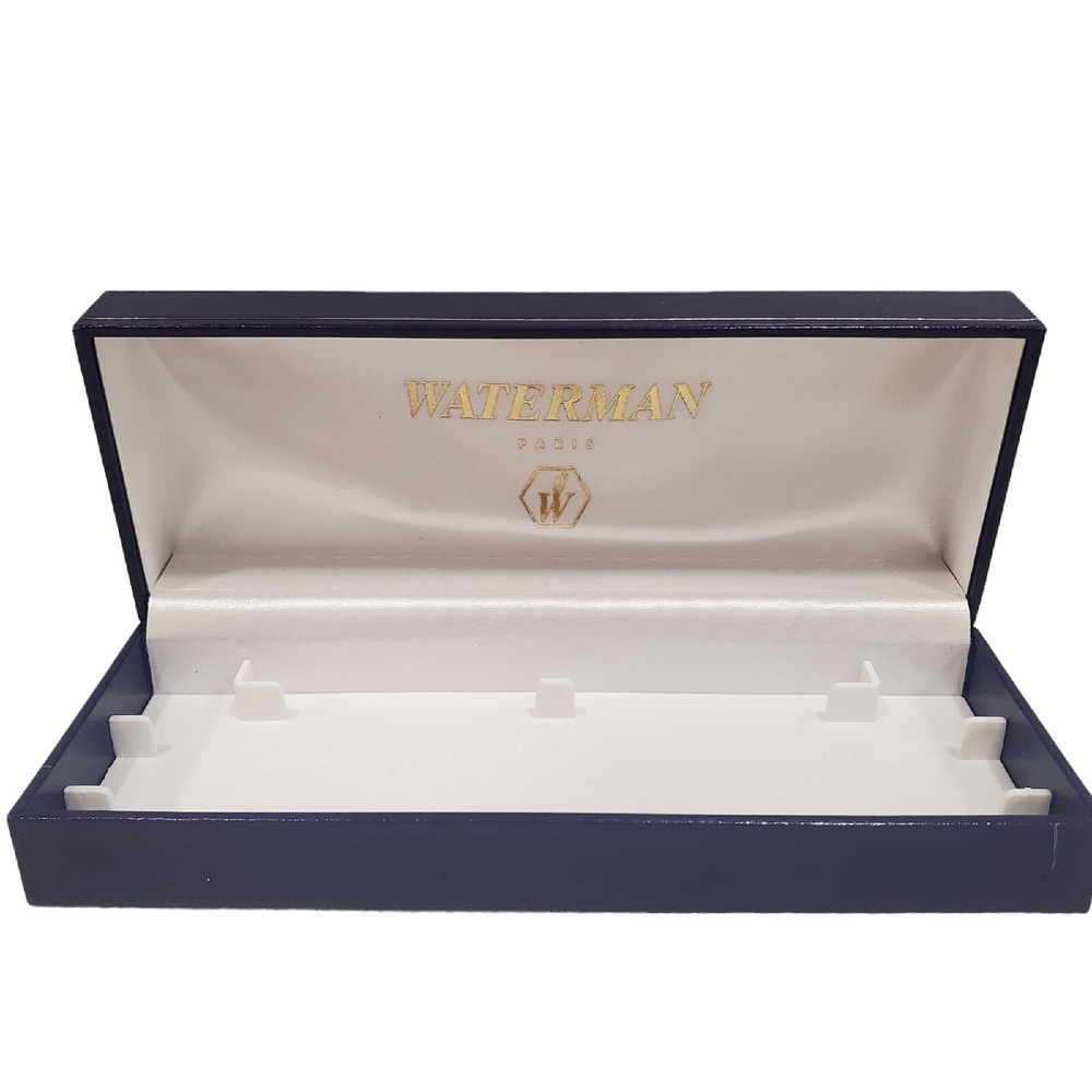 Waterman Blue with White Satin Insert Gift Box - EMPTY NO PEN