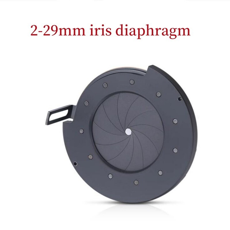 2-29mm Adjustable Zoom Optical Iris Diaphragm Aperture Condenser Digital Camera
