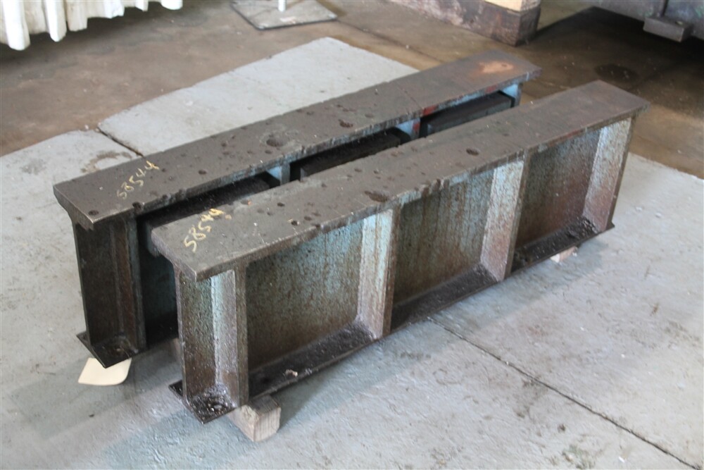 (SET OF TWO) 54-1/2 X 16" STEEL RISER BLOCKS:  YODER #58544