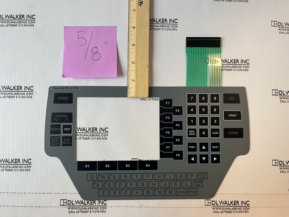 Hobart Quantum Scale "New Style" Keypad Overlay