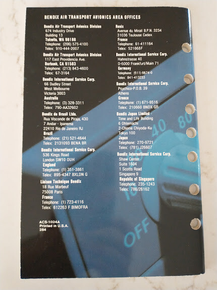 Bendix Pilot's Manual RDR-4A with Radar Operating Guidelines
