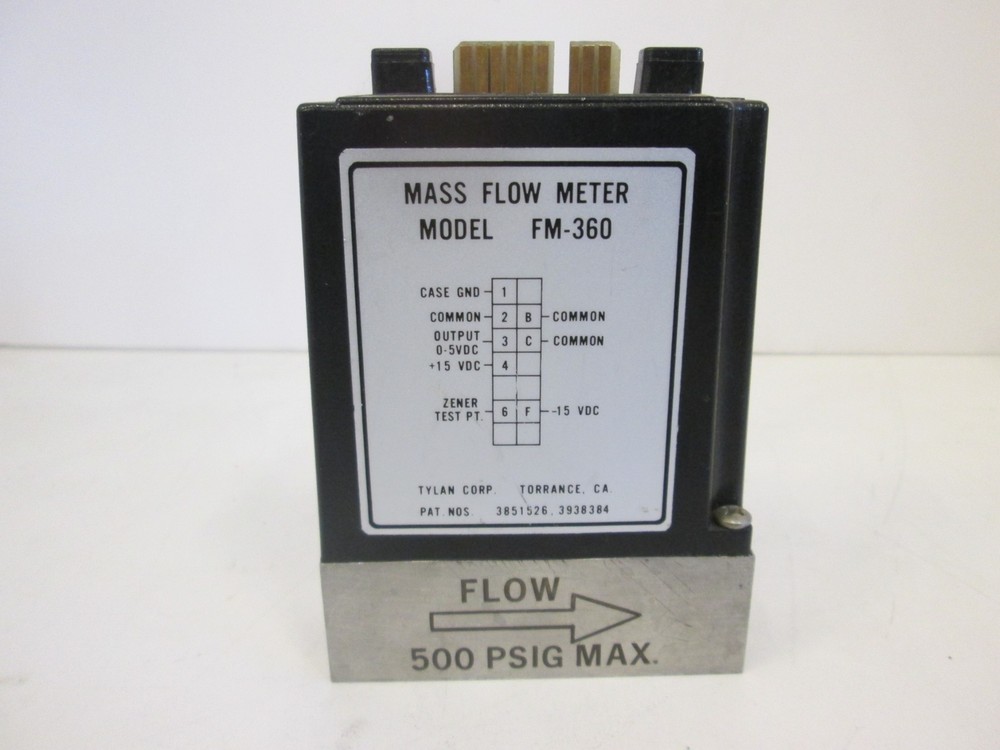 Tylan, FM-360, Mass Flow Controller, Air, 1 SLPM, Used