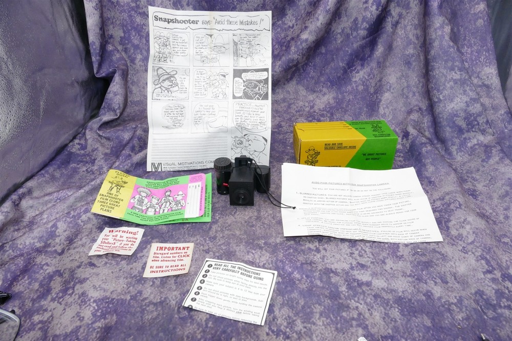 Plastics Development Co. Snapshooter Camera, Original Box, Film, & Instructions